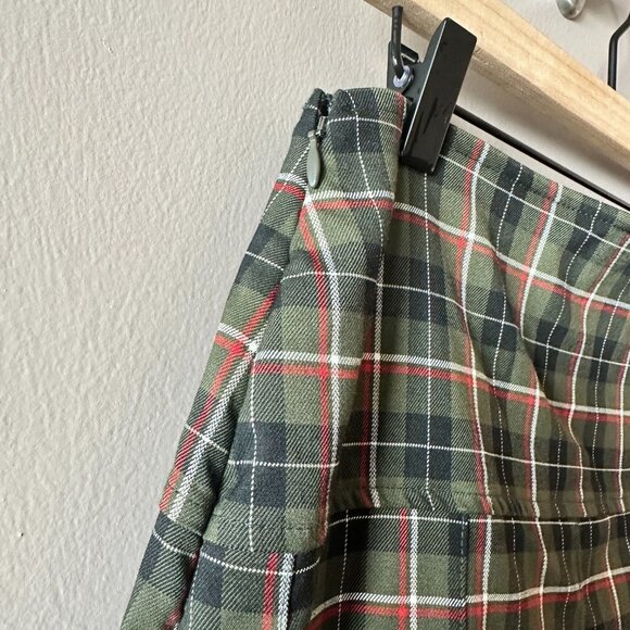 Women's 8 NWT Superdry Vintage Tweed Pleat Mini Skirt Plaid Pleated School Girl - Picture 7 of 12